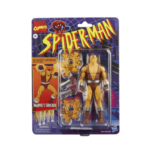 Spider-Man Retro Marvel Legends Shocker 6-Inch Action Figure - LOW&BEHOLD