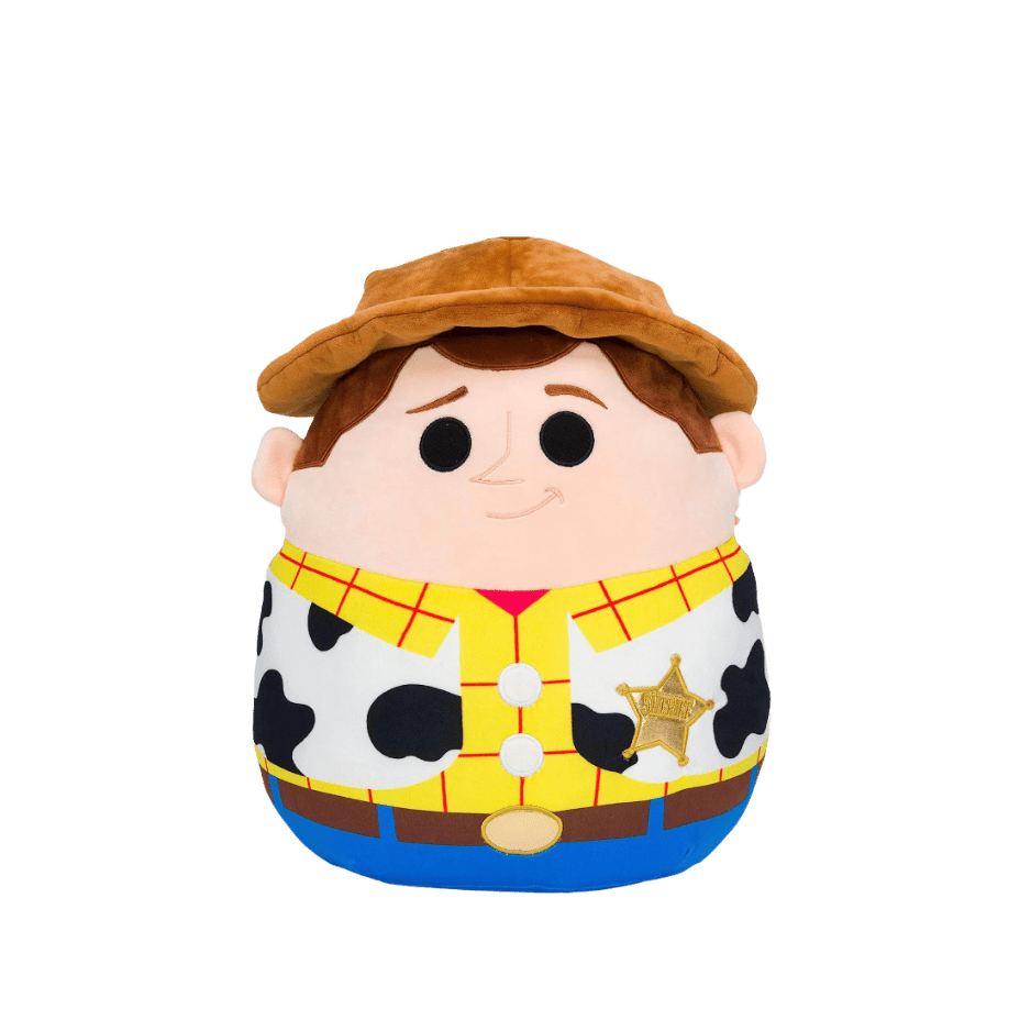 Squishmallows 10” Pixar Official Kellytoy Woody - LOW&BEHOLD