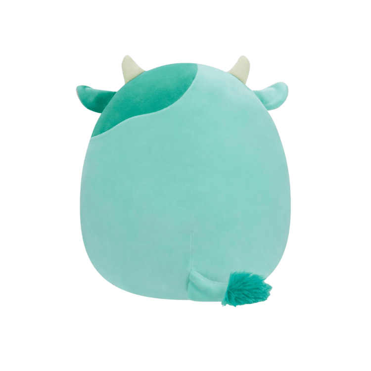 Squishmallows 14” Seamus Green Cow with Fuzzy Belly Official Jazwares - LOW&BEHOLD