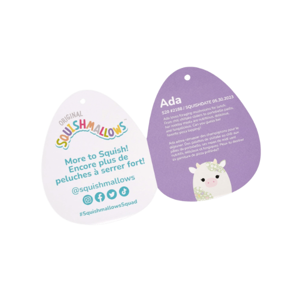 Squishmallows 16” Ada Cream Cow with Green Floral Print Spots Official Jazwares - LOW&BEHOLD