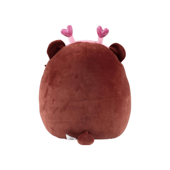 Squishmallows 16” Omar The Bear With Heartband Officially KellyToy - LOW&BEHOLD