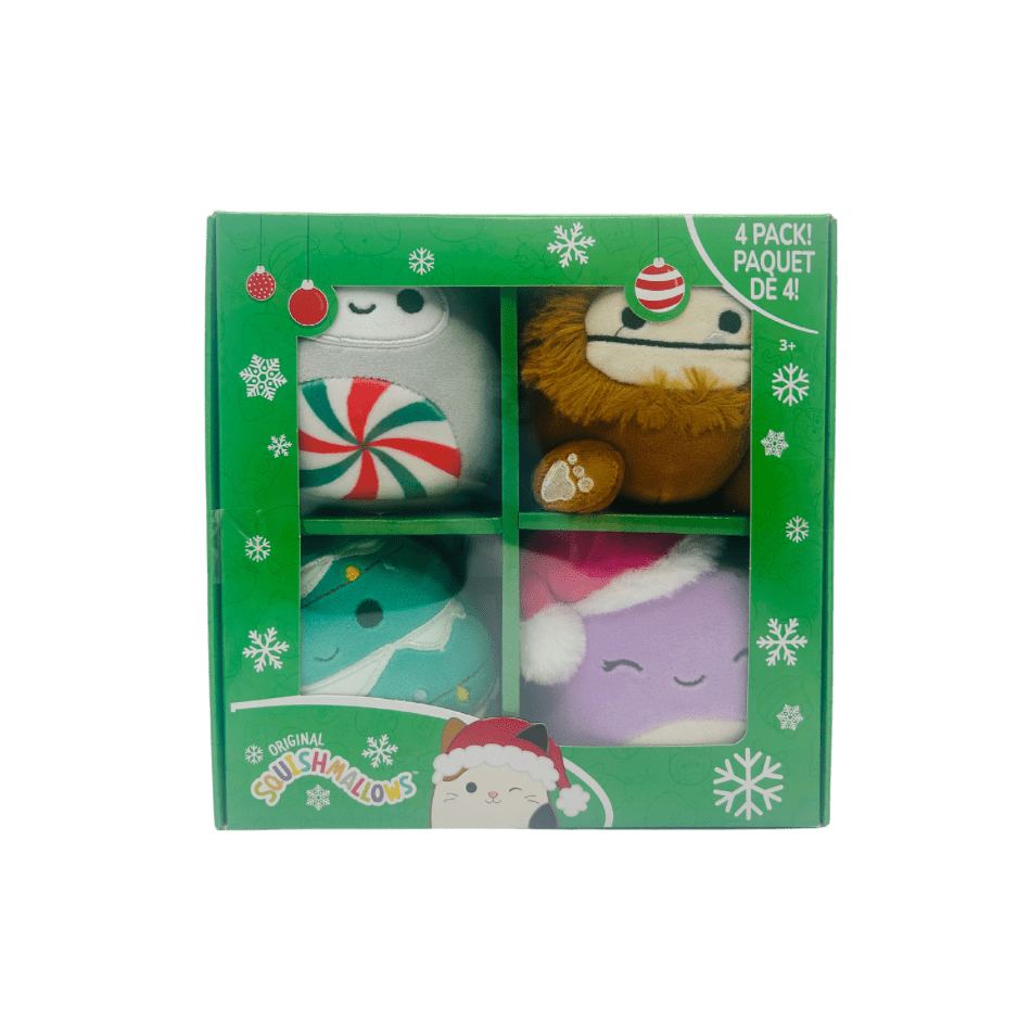 Squishmallows 5” Four Pack Holiday Gift Set - LOW&BEHOLD