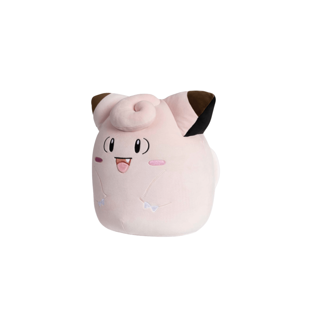 SquishMallows Clefairy Pokémon Plush - 12 In. & 20 In. - LOW&BEHOLD